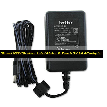 *Brand NEW*Brother Label Maker P-Touch 9V 1A AC adapter